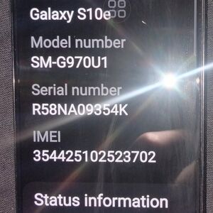 Samsung Galaxy S10e Smartphone